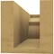 Ekena Millwork 4in. W x 4in. H x 12in. L Monterey Woodgrain TimberThane Rafter Tail, Primed Tan RFTUR04X04X12MONRCPR - alternate 6
